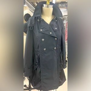 Moncler Women’s raincoat black size 1 , excellent condition